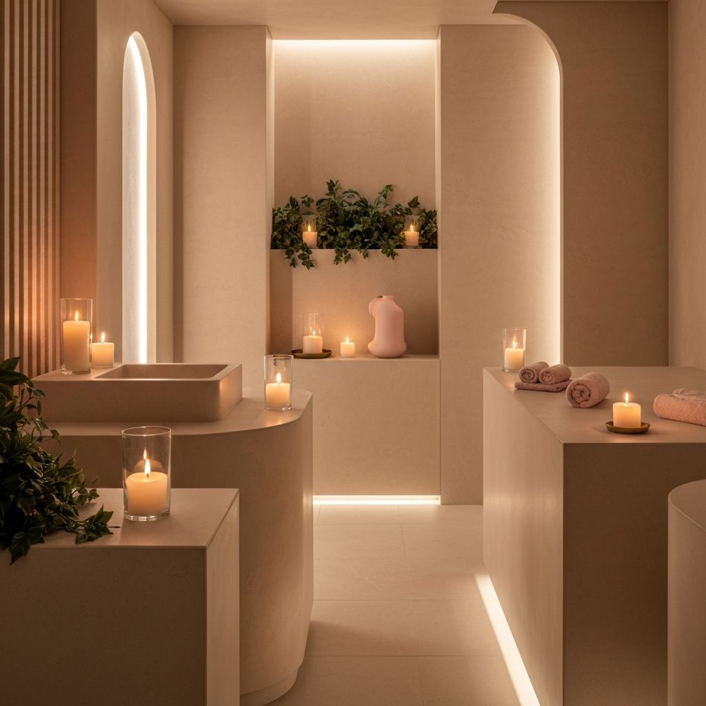 Luxury spa interior